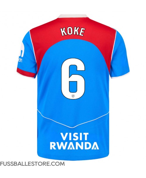 Günstige Atletico Madrid Koke #6 3rd trikot 2025-26 Kurzarm Günstige Atletico Madrid Koke #6 3rd trikot 2025-26 Kurzarm